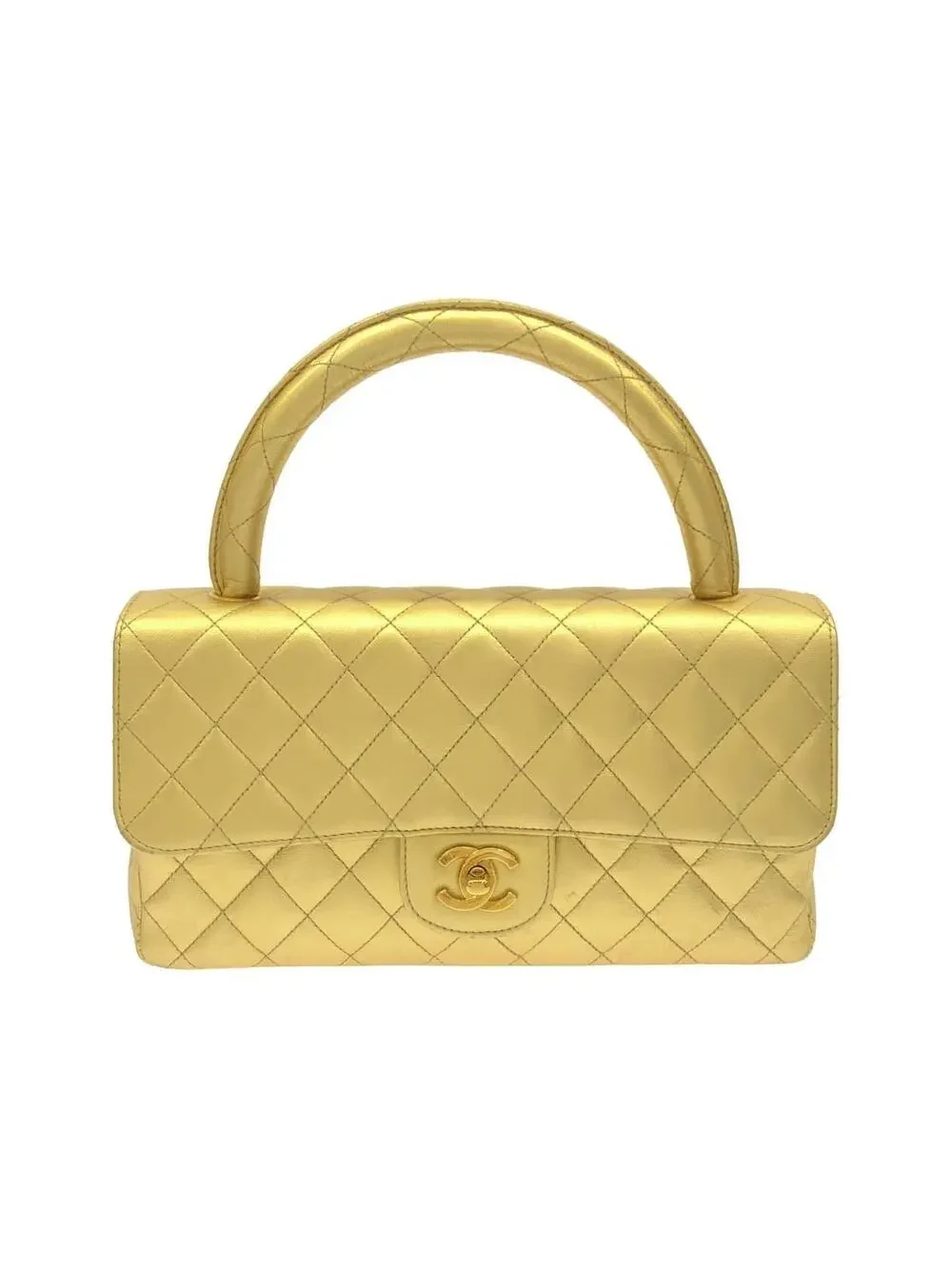 Chanel Vintage Twin Top Handle Flap Bag #251706C49B